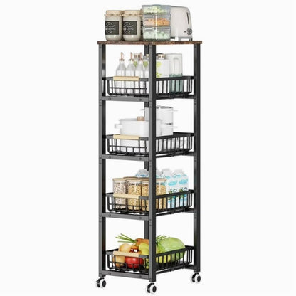 4 layer multifunctional rack