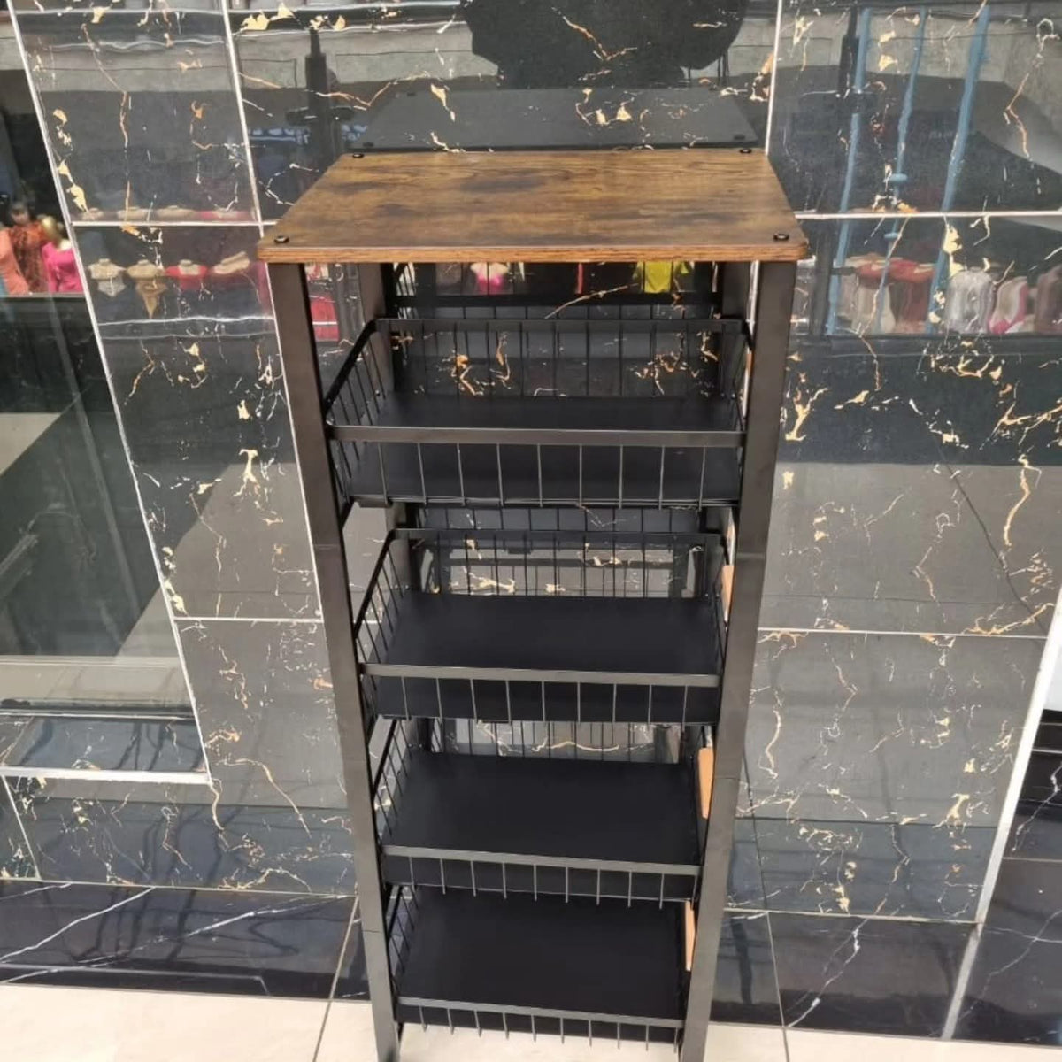 4 layer multifunctional rack
