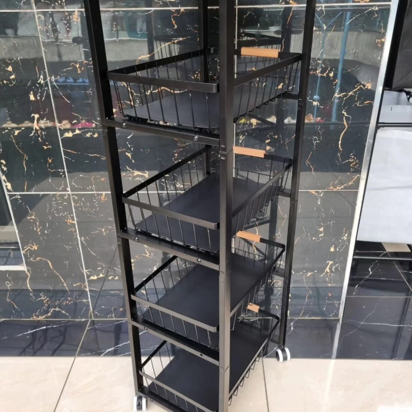 4 layer multifunctional rack