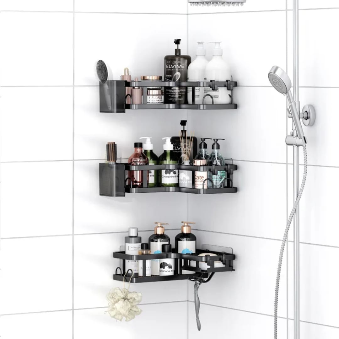3pcs corner bathroom racks