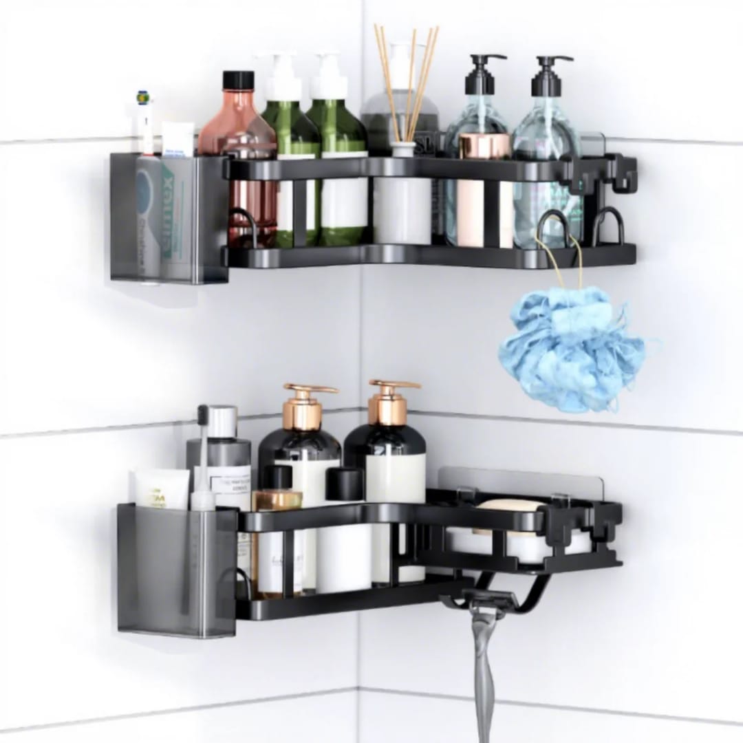 3pcs corner bathroom racks
