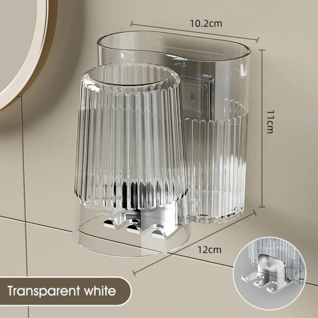 Toothbrush holders with gaggle cup