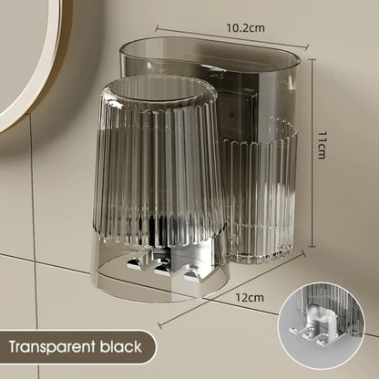 Toothbrush holders with gaggle cup