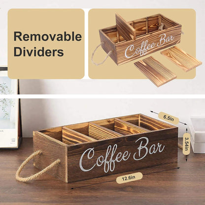 Wooden tea /coffee holder