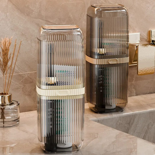 Travel toothbrush holders 
