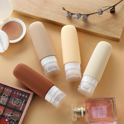 Big capacity colorful travel lotion bottles 
