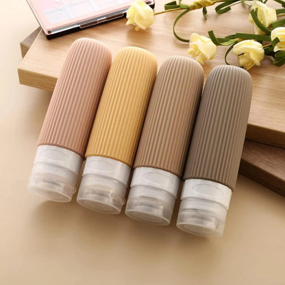 Big capacity colorful travel lotion bottles 