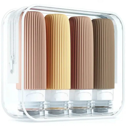 Big capacity colorful travel lotion bottles 