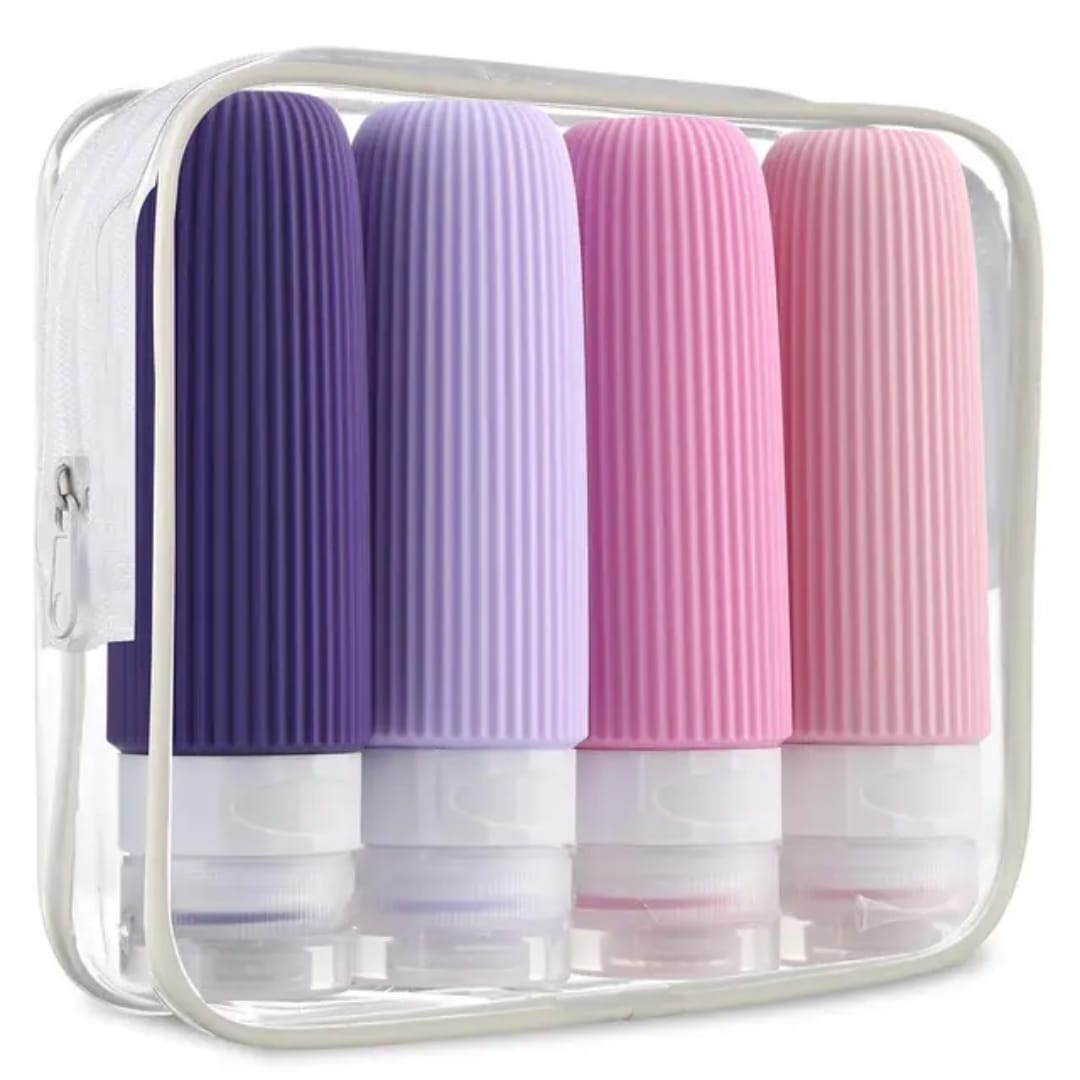 Big capacity colorful travel lotion bottles 