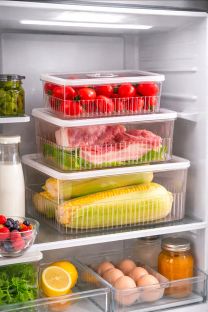 Acrylic Transparent fridge organizer (3 pieces set)