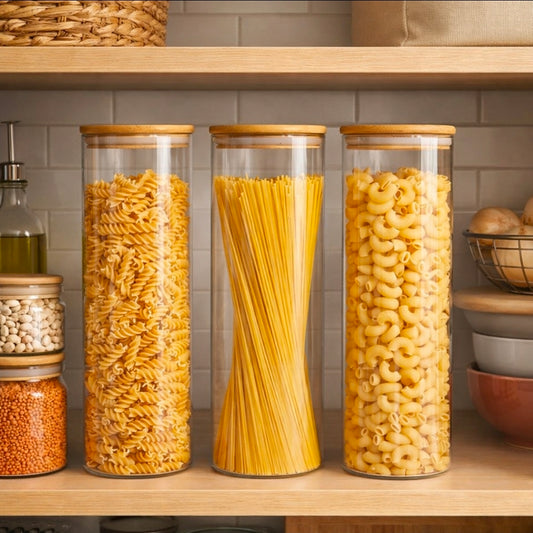 2000ml cereal / spaghetti glass storage containers.