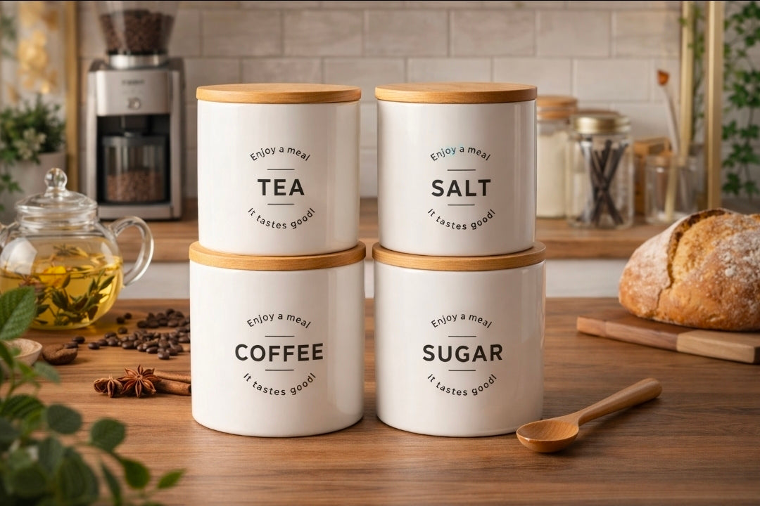 4-Piece Airtight Canister Set