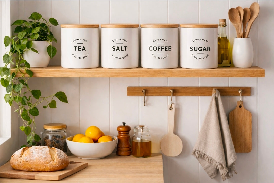 4-Piece Airtight Canister Set