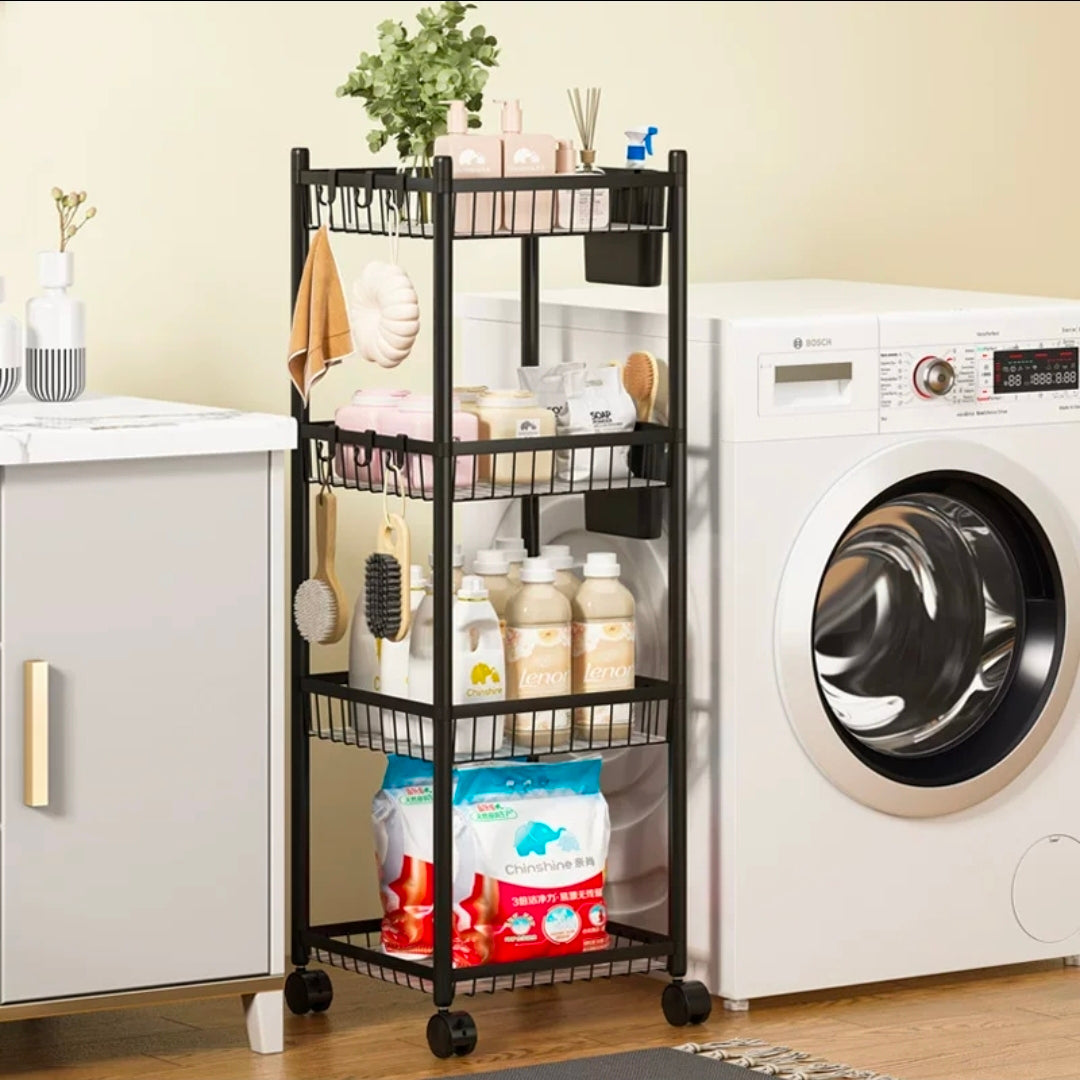 4-Tier Multifunctional Storage Rack/Bathroom rack