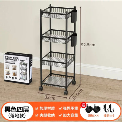 4-Tier Multifunctional Storage Rack/Bathroom rack