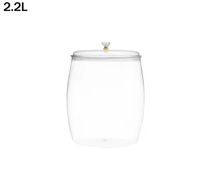 Transparent Large Sealed Storage Jar