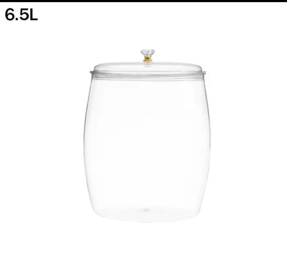 Transparent Large Sealed Storage Jar