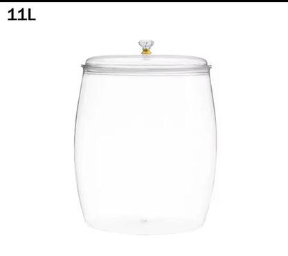 Transparent Large Sealed Storage Jar