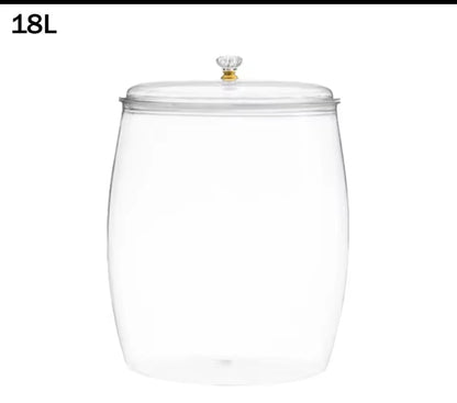 Transparent Large Sealed Storage Jar