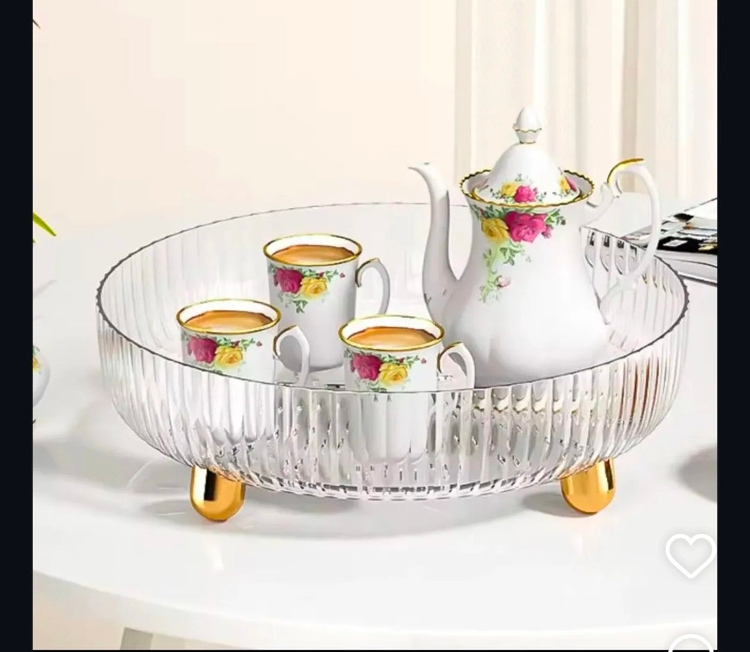 360-degree Rotating Turntable Organizer