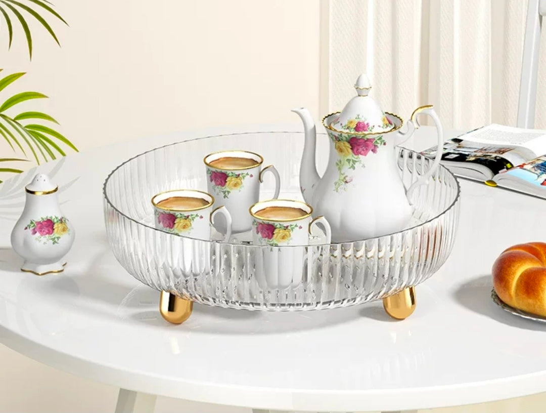 360-degree Rotating Turntable Organizer