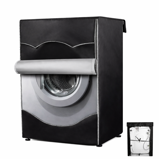 Front load washing machine cover(black)