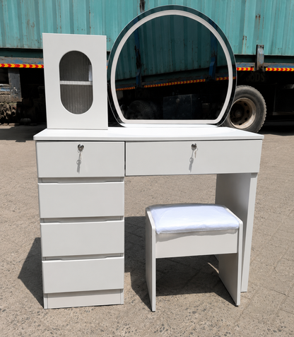 Modern Dressing Table with LED Mirror 