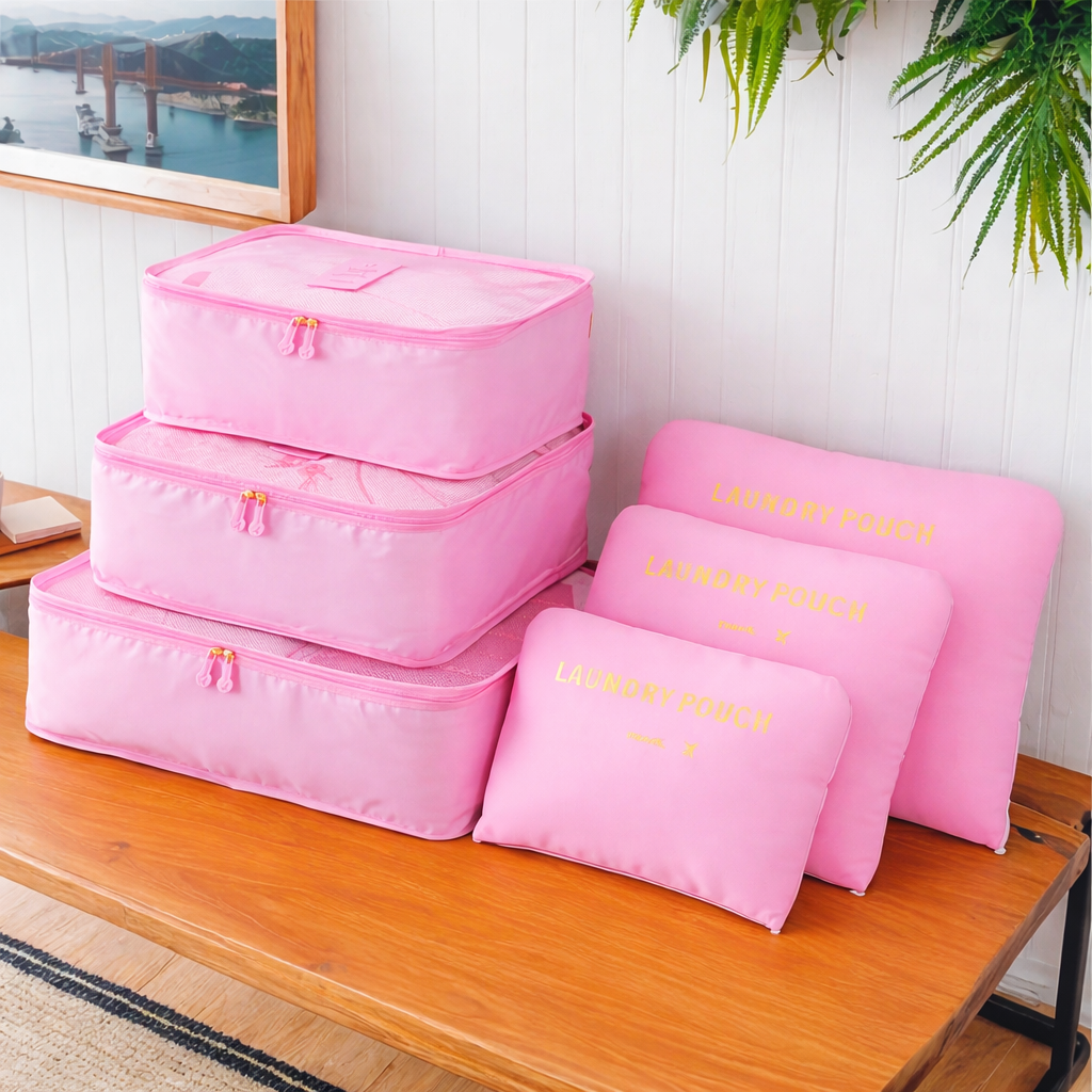 6pcs Luggage Travel Organizers For Suitcase 