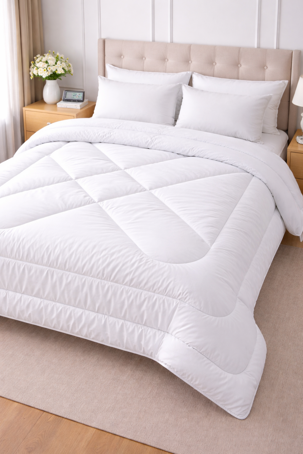 BINDED DUVET COLOURED