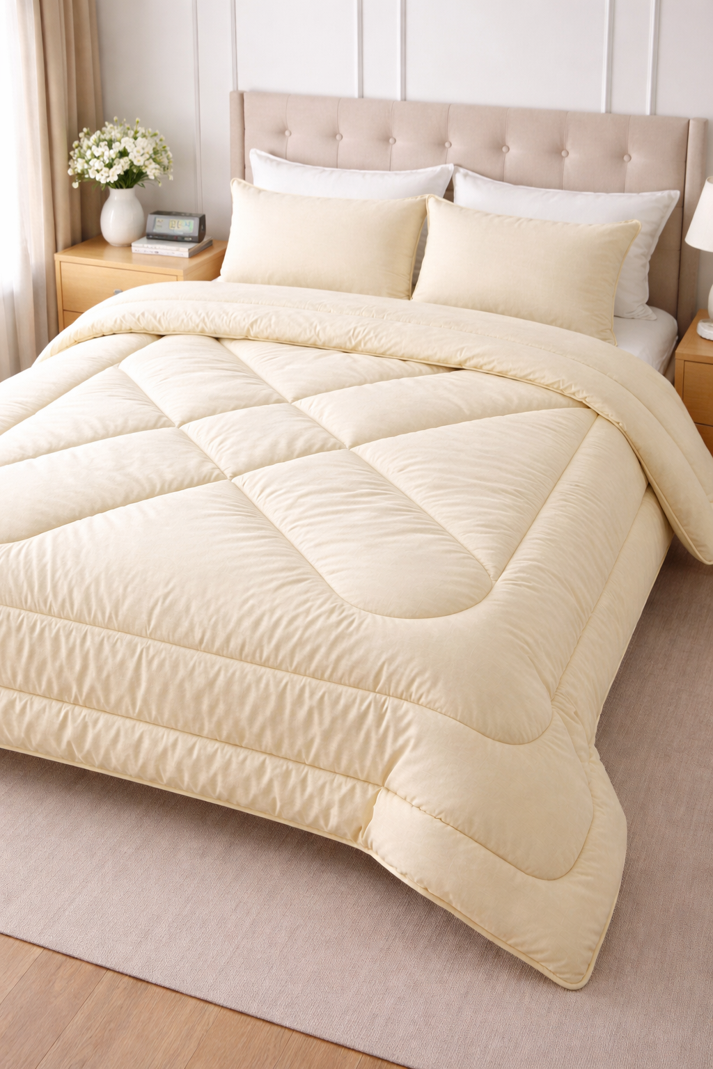 BINDED DUVET COLOURED